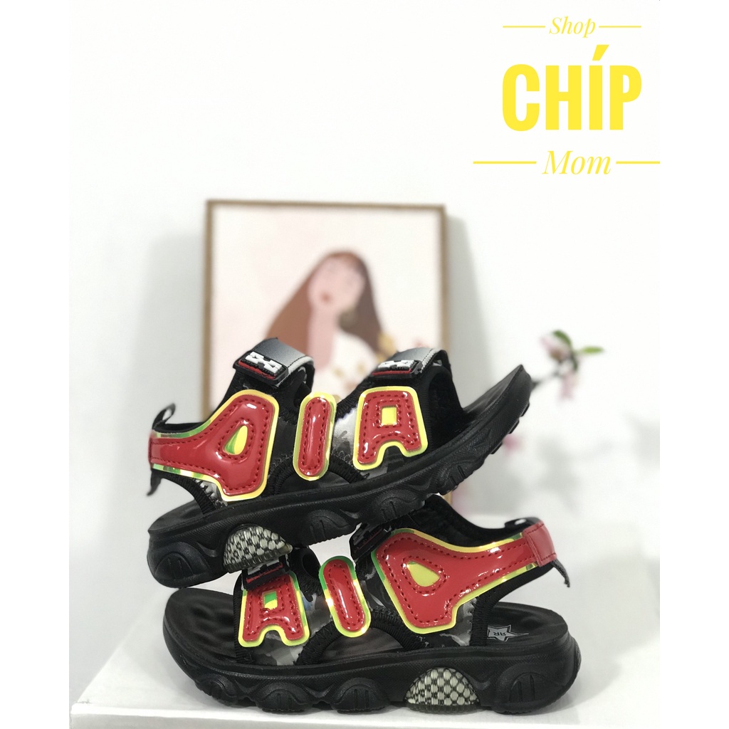 sandal bé trai dép quai hậu cho bé khâu đế nội địa siêu bên full hộp đế êm chống trượt quai vài êm chân mẫu mới 820