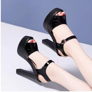 GIÀY SANDAL CAO GÓT VÂN CÁ XẤU 10P sga1 HFD