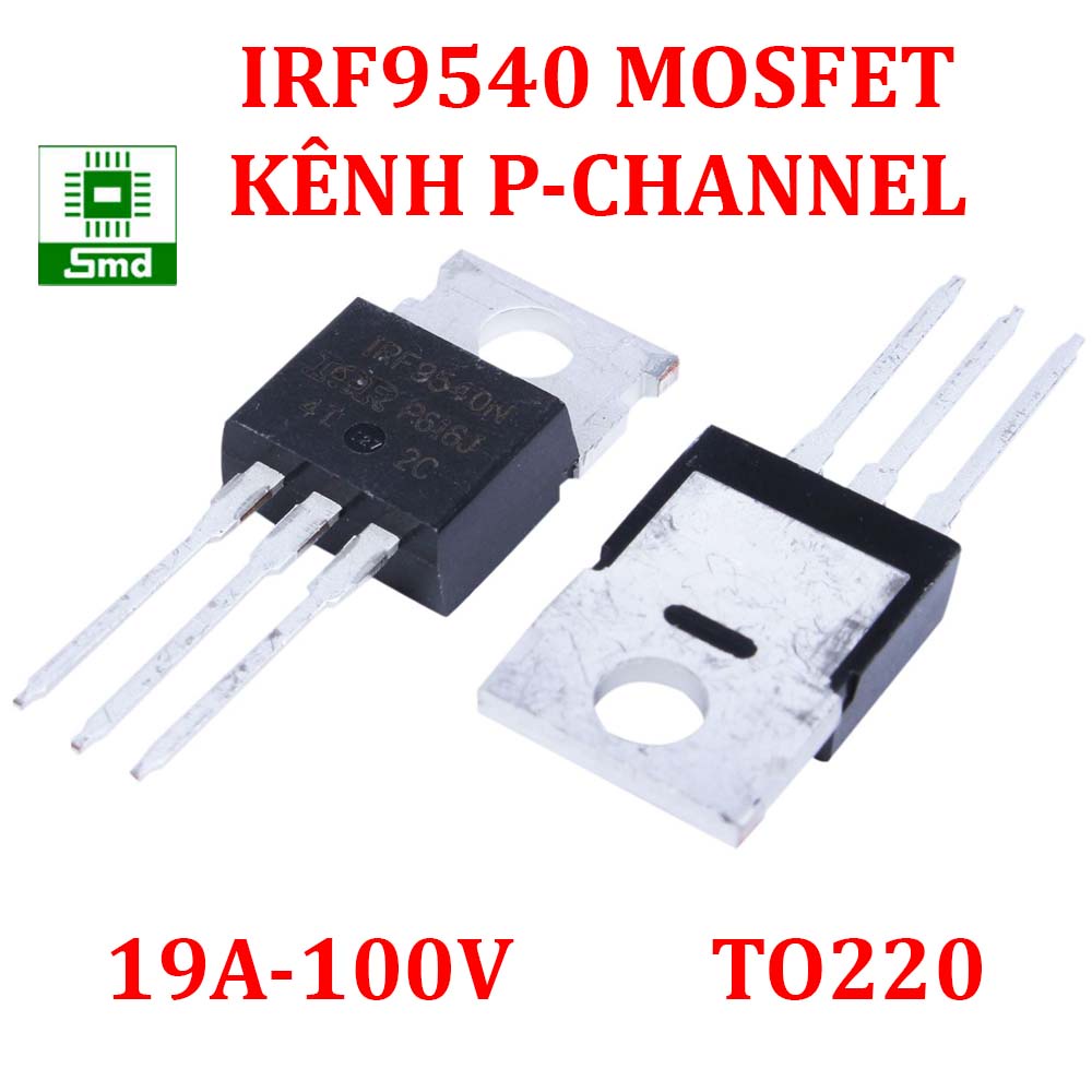 BOJACK IRF9540N MOSFET – P-Kanal Leistungstransistor, 100V, 23A, TO-220AB, 10 Stück, Für Schaltungen Und Leistungselektronik