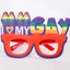 Kính diễu hành niềm tự hào LGBT SQ Đạo cụ ảnh trang trí tiệc