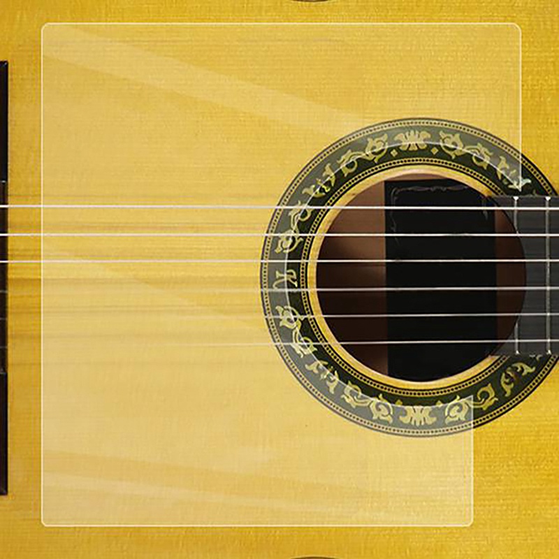 Tấm bảo vệ cổ điển dân gian trong suốt Pickguard chống trầy xước cho các bộ phận đàn guitar Flamenco