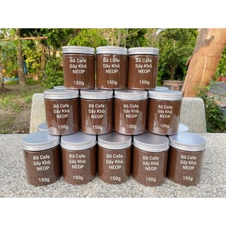 Hủ 150G Bã Cafe (Cà Phê) Sấy Khô Nguyên Chất NEOP - Rất Thơm - Siêu Mịn - Dùng Tắm Trắng - Tẩy Tế Bào Chết - Đắp Mặt