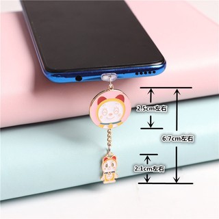 Nút Bịt Chống Bụi Cho Lỗ Cắm Điện Thoại Di Động Hình Doraemon Dễ Thương