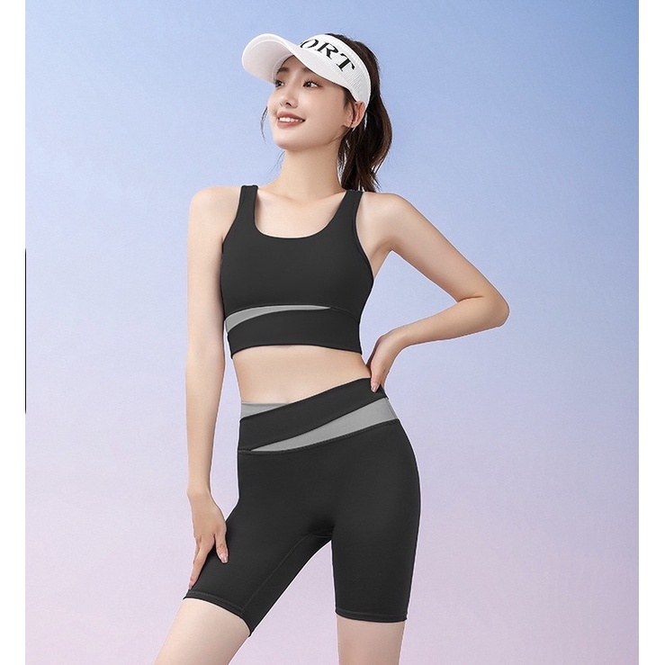 Quần Áo Tập Gym,Yoga Body Tôn Dáng Cao Cấp,Có Mút Ngực,Co Giãn 4 Chiều GB306