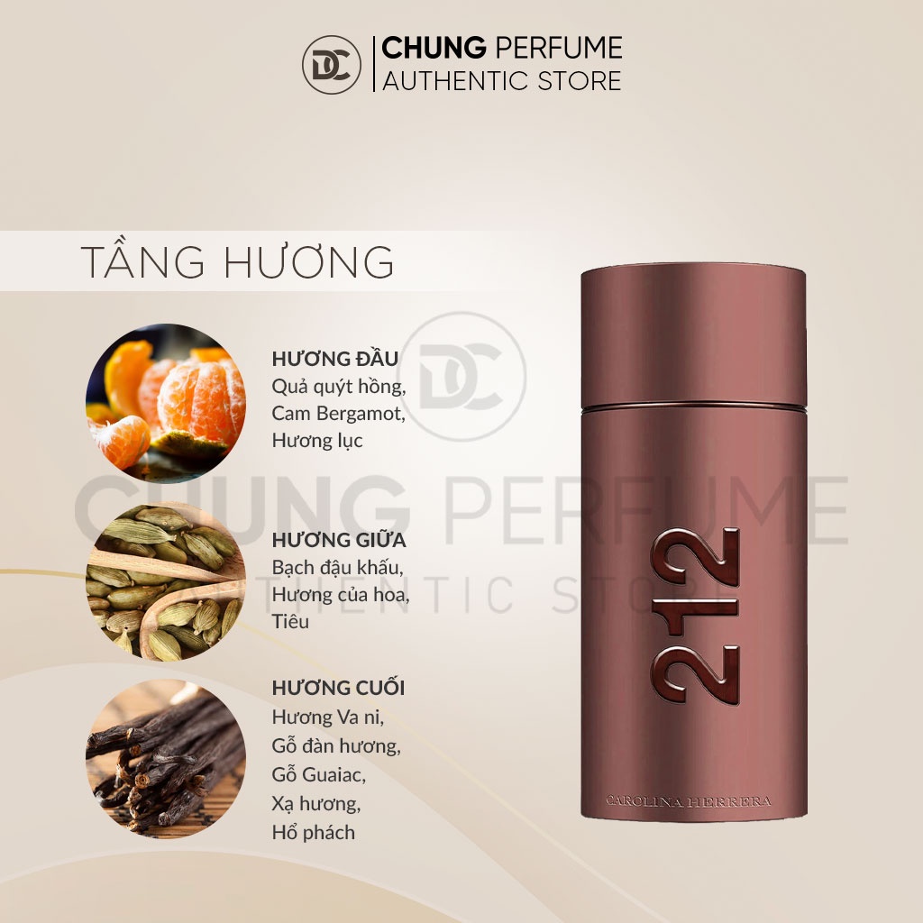 Nước Hoa Nam 212 Sexy Men Mẫu Thử 2ml 5ml 10ml Shopee Việt Nam