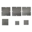 Mẫu stencil sưởi ấm trực tiếp bằng thép WU CXD90060GG CXD90061GG CXD90062GG stencil mẫu 0 55mm cho bảng điều khiển P5