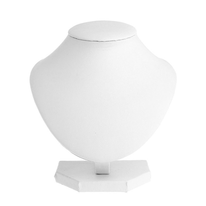 SA Trang Sức Bust Vòng Cổ Mannequin Hiển Thị Chân Đế Cho Cửa Hàng Tủ Quần Áo Tổ Chức Hiển Thị Giá Đỡ Trắng Trưng Bày Cho Nữ
