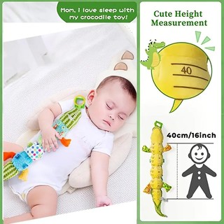 Đồ Chơi Cá Sấu Nhồi Bông Đo Chiều Cao Cho Bé 0-3 Tuổi