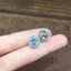 Chính Hãng♥Khuyên Tai Nữ Đính Đá Moissanite PT950 Thời Trang