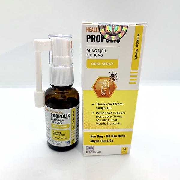 Dung dịch xịt họng HEALTHY PLEX PROPOLIS 30ml