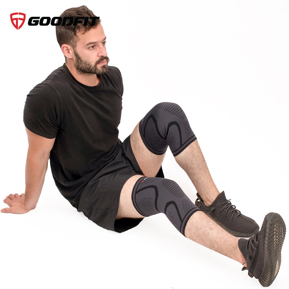 Bó gối thể thao Goodfit GF518K, bó gối chân FUWIN bảo vệ đầu gối chân khi vận động, chơi thể thao (giá 1 đôi)