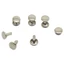 100 chiếc DIY Rivet Rivet Rivet Metal Board - Bạc