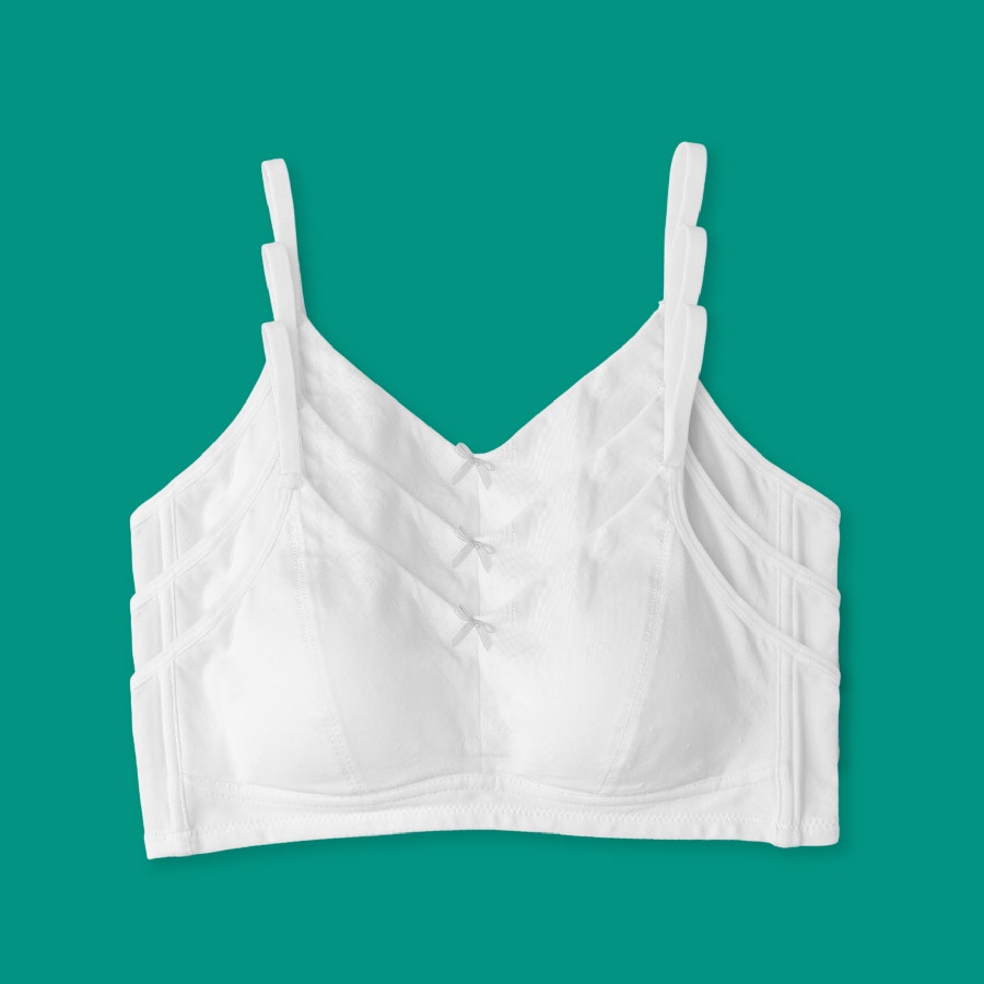 Ảnh Áo lót bé gái Purecotton chất liệu cotton cao cấp kiểu dáng cài khuy có đệm AL23 New Cat PC112 4