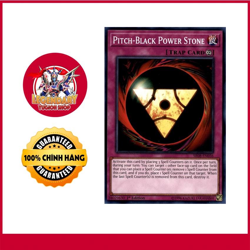 Yu-Gi-Oh! - Pitch-Black Power Stone (SDSC-EN036) - Structure Deck