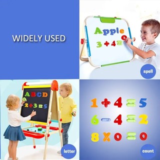 Bộ Đồ Chơi Học Chữ Cái ABC 123 Bằng Nhựa Hít Nam Châm Cho Bé