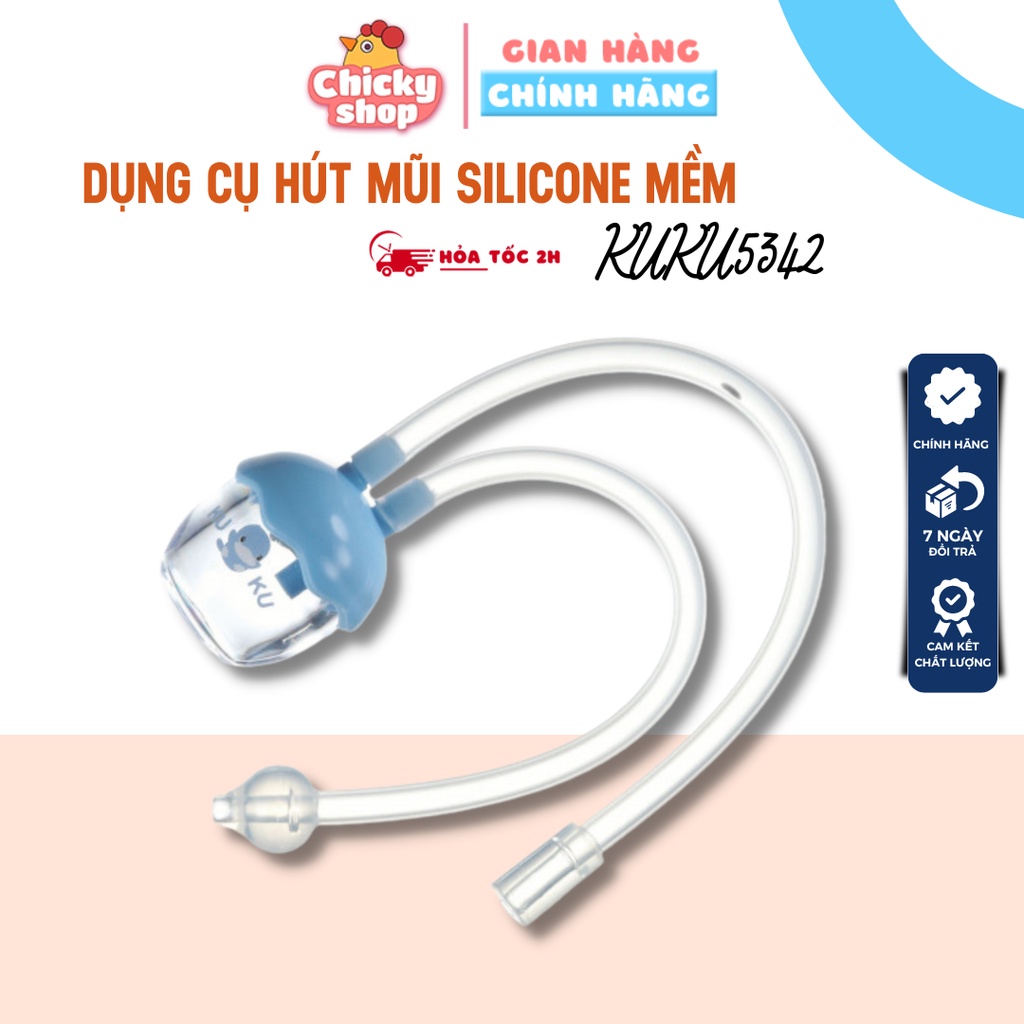 Dụng cụ hút mũi bằng dây silicone mềm KUKU KU5342