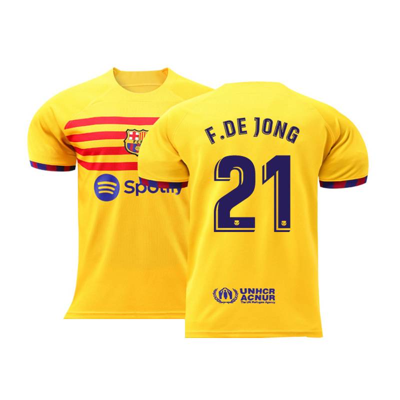 Đồng Phục Bóng Đá Barça Away Season 2022-2023, jersey Lewandowski &amp; Pedri, Phù Hợp Mọi Kích Cỡ