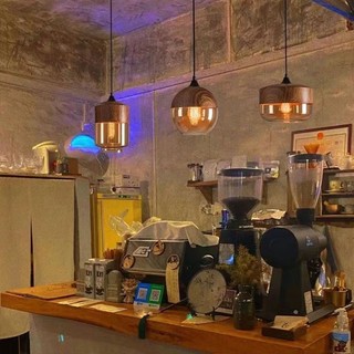 Aimi Thiết Kế Nhật Bản Gỗ Mặt Dây Chuyền Ánh Sáng Nhà Bếp Đèn Trần Khu Vực Ăn Đèn Chùm Thanh Counter Bóng Thủy Tinh Đèn Giọt