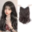 Tóc Giả Chữ U Ombre Xoăn Light Ghi Khói, Tóc Giả U Nửa Đầu Cao Cấp Qiqishop
