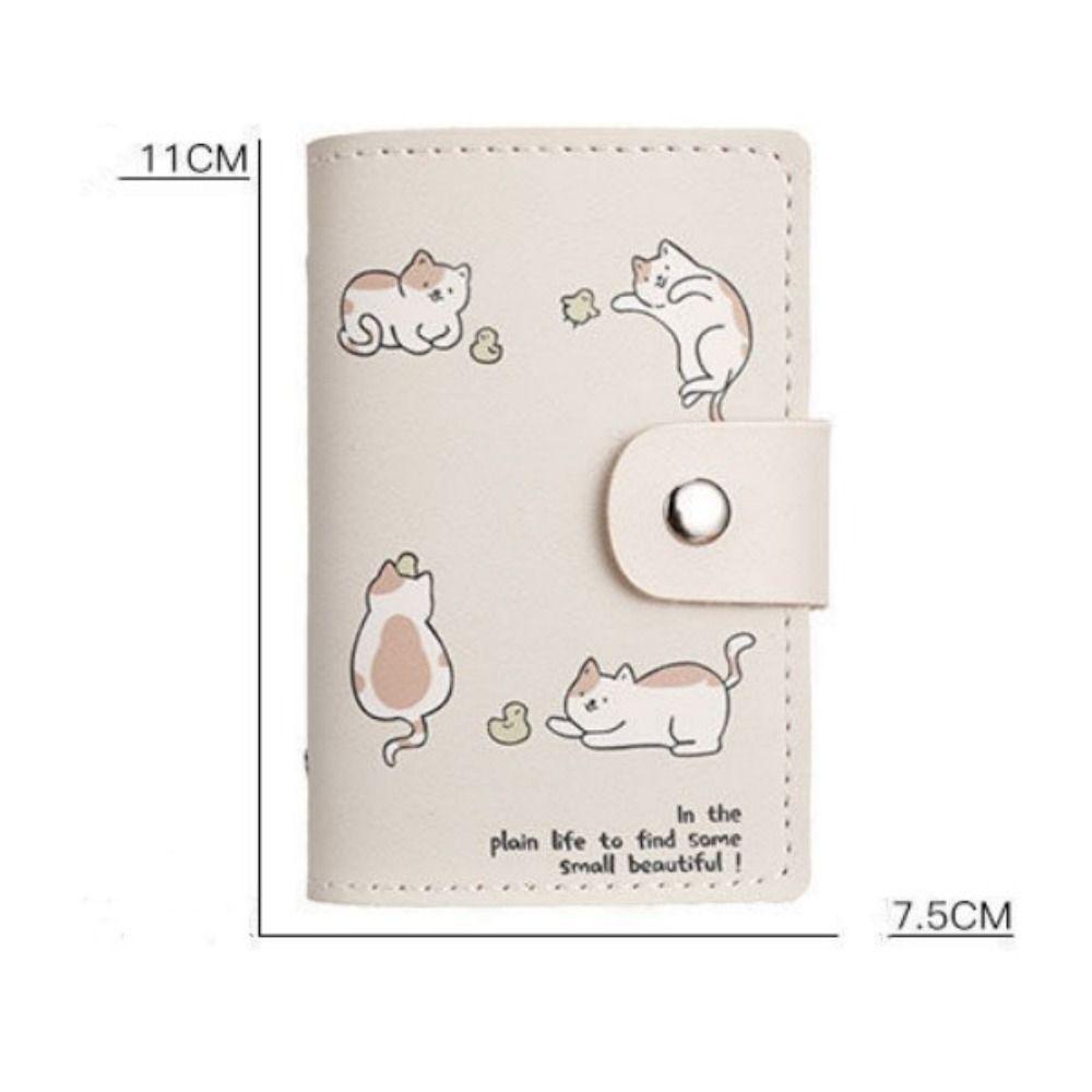 Cpincp Shield Card Holder Cat Organizer Túi đựng ví chống trộm