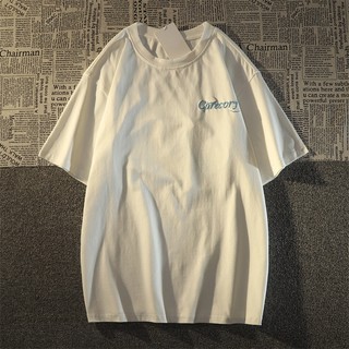 Áo Thun in nổi hình đám mây Unisex Cổ Tròn Tay Ngắn Thời Trang Mùa Hè Hàn Quốc Mới