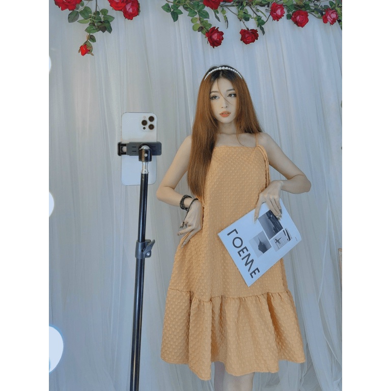 (HCM) Đầm maxi 2 dây đuôi cá siêu hot cho mùa du lịch nghỉ mát , dã hội , thời trang thiết kế , tinh tế sang xịn mịn HIY