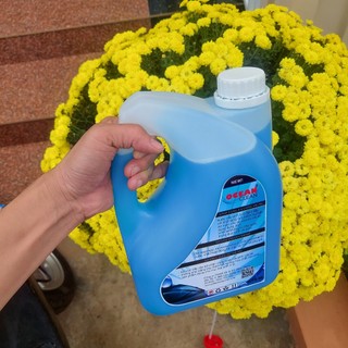 Nước Rửa Kính Ô Tô Ocean Glass 2.7L Dùng Trực Tiếp. Tăng Độ Sáng Bóng Cho Kính Xe, Gương Xe