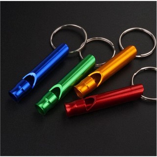 Set 3 / 5 / 7 / 14 Còi Thổi Huấn Luyện Chim Bồ Câu Bằng Nhôm Có Móc Khóa Tiện Dụng