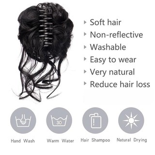 Búi Tóc Giả Kẹp Xoăn Lơi sang trọng tiện lợi HaminStore