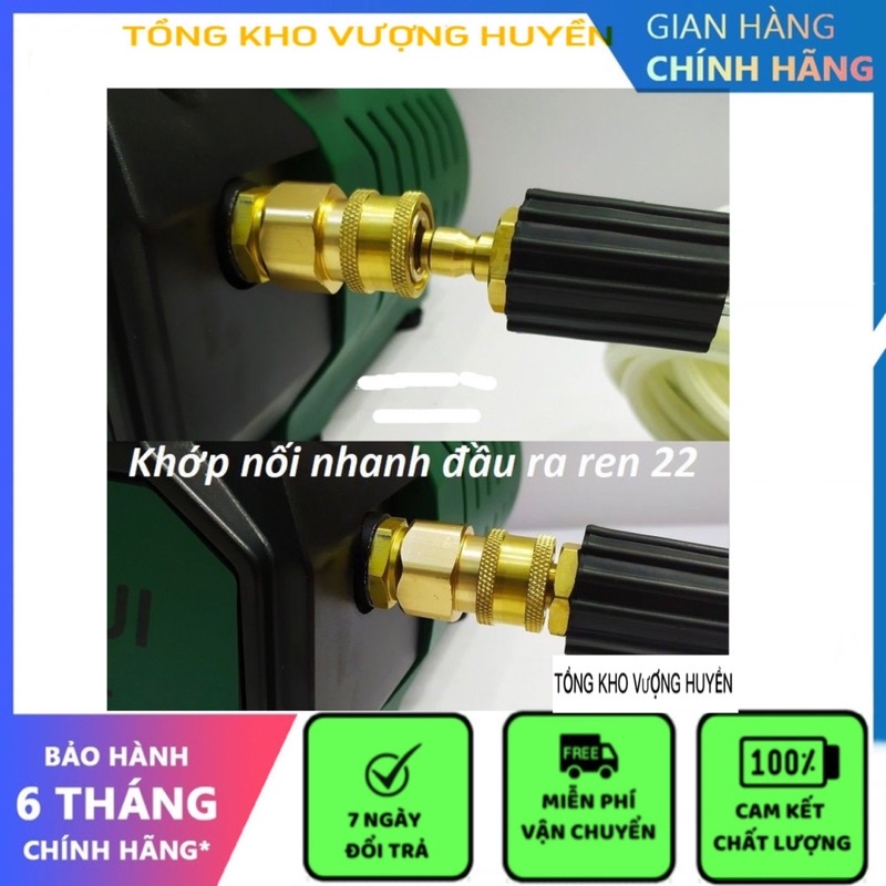 Khớp nối nhanh máy rửa xe, Đầu tháo nối nhanh ren 22mm cho máy rửa xe ...