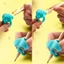 Combo 2 đệm định vị giúp bé cầm bút đúng cách
