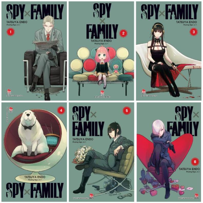Truyện Spy x Family (Combo cuốn Tập Tái bản Shopee Việt Nam