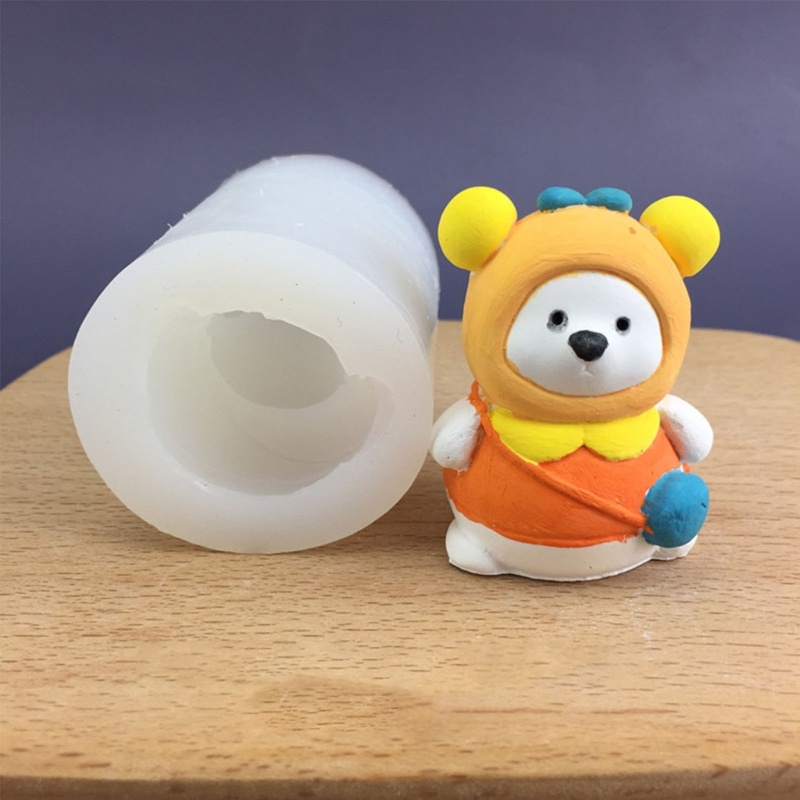 Khuôn Silicone Làm Ba Lô / Đồ Trang Sức Hình Gấu Đáng Yêu