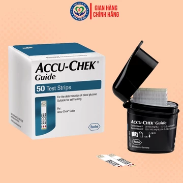 Que thử đường huyết cho máy Accu- Check Guide - Hộp 25 Que - Hộp 50 Que