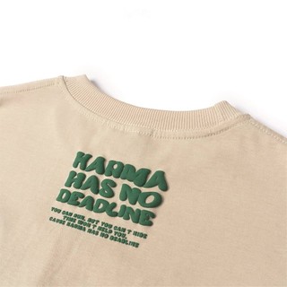 Áo thun in chữ tay lỡ form rộng unisex thời trang nam nữ