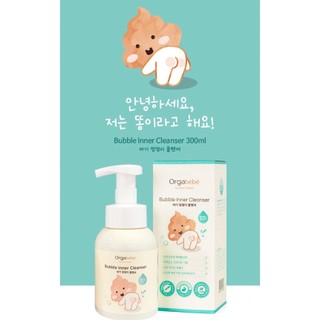 Bọt Rửa Mông Dung Dịch Vệ Sinh Hữu Cơ Orgabebe, Goongbe Hàn Quốc Cho Bé Từ Sơ Sinh