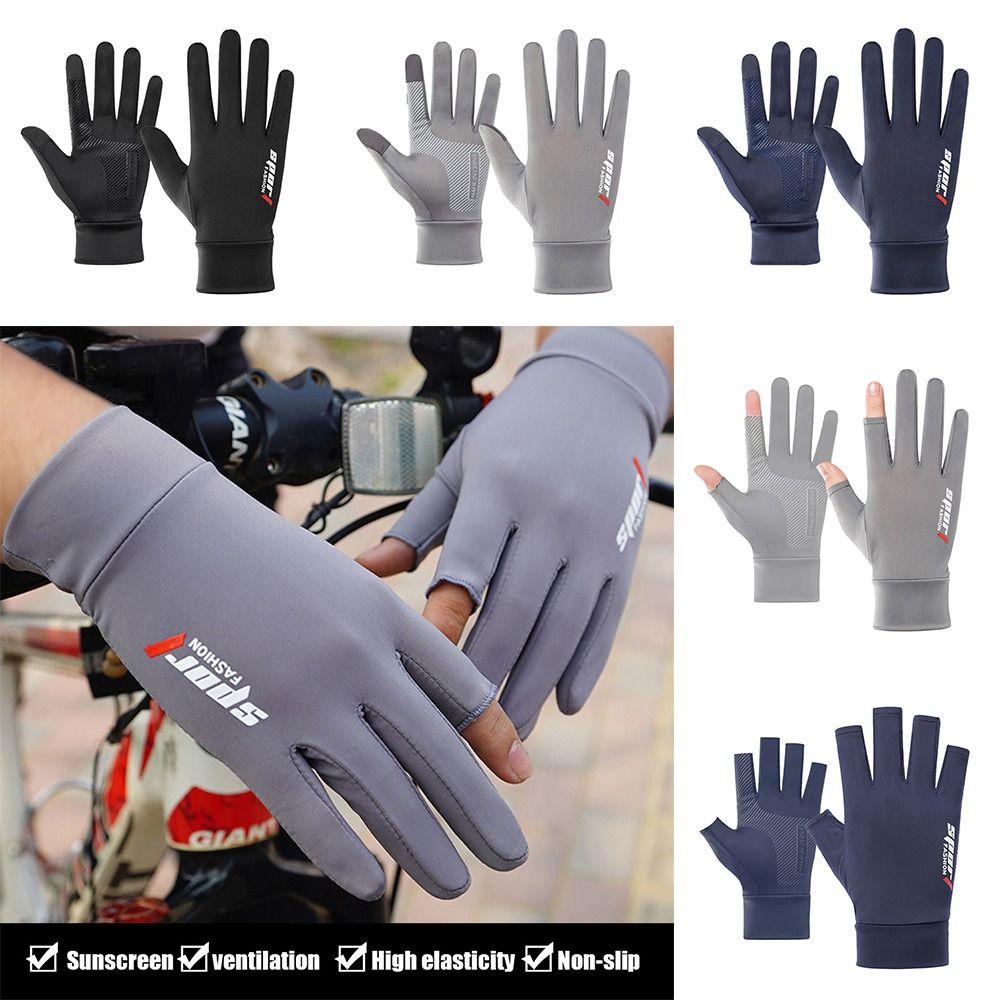 Găng tay lái xe HOBBYIN Thể thao ngoài trời Chống nắng Găng tay cưỡi ngựa chống tia cực tím