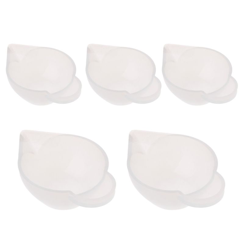 Wellb 5 Chiếc Silicon DIY Pha Lê Thả Keo Khuôn Cốc Đựng Món Tráng Miệng Fondant
