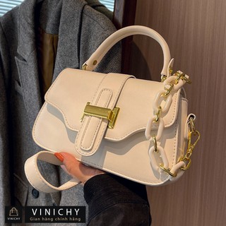 Túi xách nữ đeo chéo, đeo vai VINICHY, da đẹp size 21cm HA307