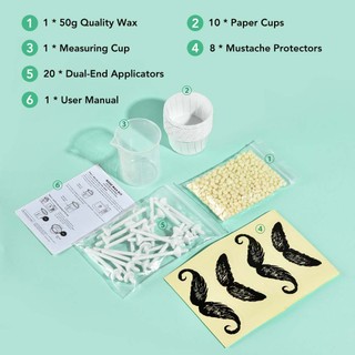 Unisex Nose Ear Hair Removal Wax Kit Nostril Painless & Easy Remove Nasal Waxing