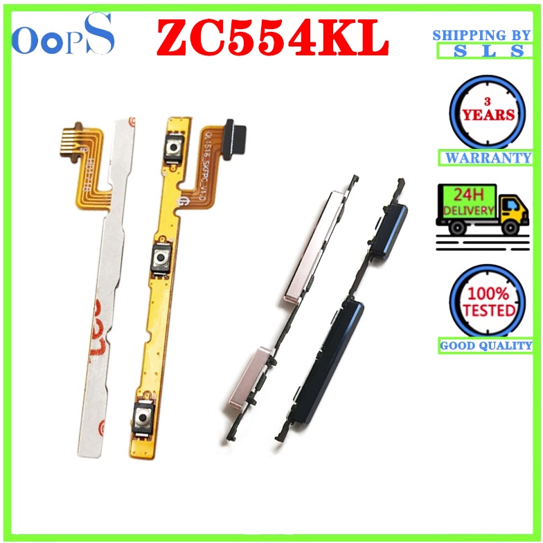 Nappa Flessibile Con Tasto Accensione/volume Per ASUS Zenfone 4 Max ZC554KL – Ricambio Nuovo