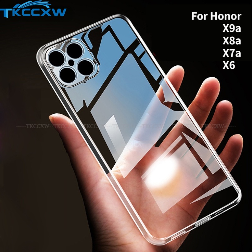 Ốp Điện Thoại TPU Dẻo Trong Suốt Siêu Mỏng Thời Trang Cho Honor X8a X9a X7a X6 X8 X7 X9 80 GT 80 SE 80 Pro