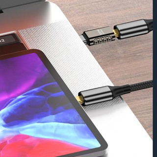 Charmantcc1 90 Độ USB-C Cáp Sạc Kết Nối Truyền Dữ Liệu Cho Laptop Điện Thoại