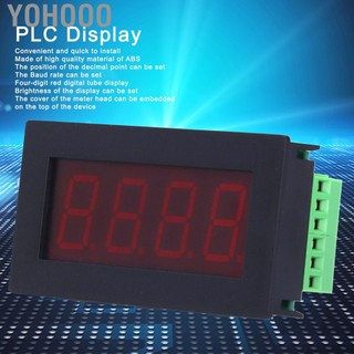 Yohooo Đèn LED hiển thị PLC Bộ đo cổng nối tiếp Giao tiếp 4 chữ số DC5‑36V cho MODBUS‑RTU
