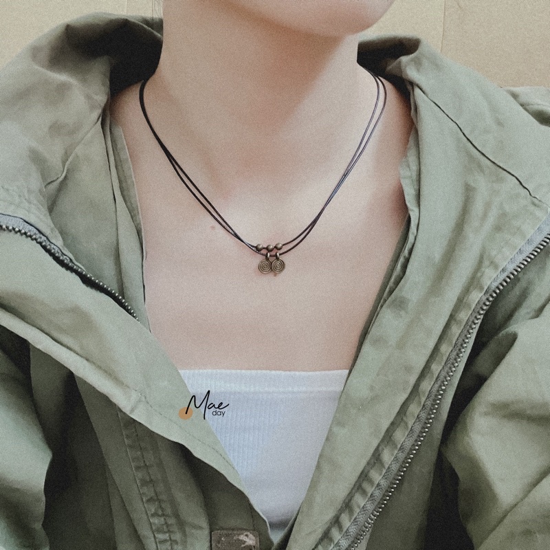 Vòng Kuri - Vòng cổ/ dây chuyền, vòng tay charm xoắn