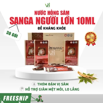 Nước Hồng Sâm Hàn Quốc Sanga 30 gói x 10ml - Sâm Người Lớn - Vị Thành Niên