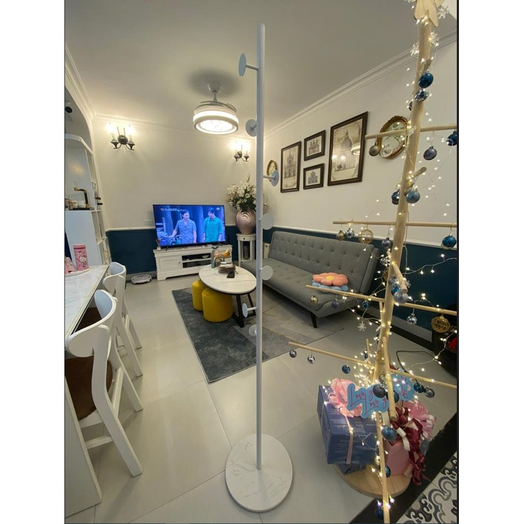 Cây Treo Quần Áo ZK21 Chân Đế Vân Đá Cẩm Thạch, Giá Treo Đồ Đứng Kim Loại Sang Trọng Phòng Ngủ | BigBuy360 - bigbuy360.vn