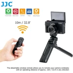 JJC Tripod Tay cầm chụp ảnh điều khiển từ xa không dây Bluetooth & Chân máy cho Máy ảnh Canon EOS R6V R100 R50V R50 R10 R8 R7 R6 III R5 II R3 R1 RP R M6 M50 Mark II M200 6D II 77D 90D 850D 800D 200D II PowerShot V10 V1 G7X Mark III G5X Mark II SX70 HS — ảnh 3