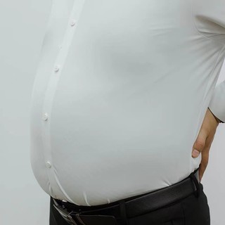 Áo Sơ Mi Tay Dài Vải Lụa Lạnh Siêu Co Giãn PLUS SIZE 60-175KG 10XL Cho Nam