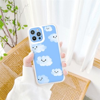 Ốp iphone - Ốp lưng iphone cạnh vuông bảo vệ camera đám mây dành cho ip 6 đến 16promax - ng339